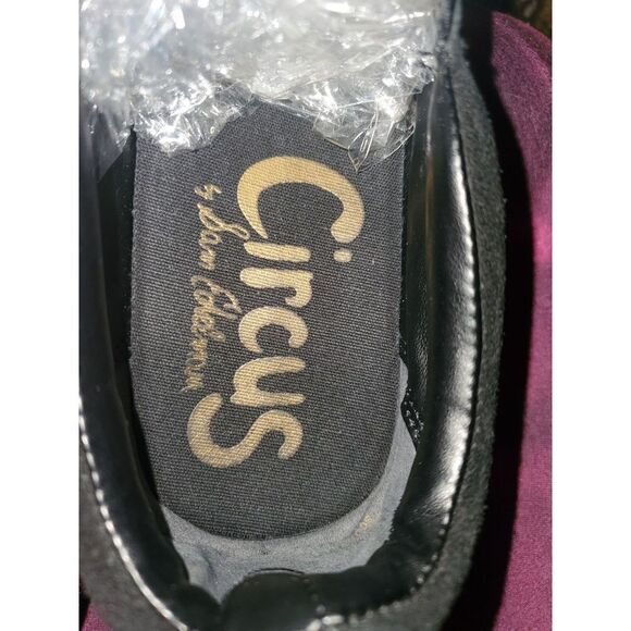 Circus By Sam Edelman Black Suede Slip On Platform Sneakers Shoes Size 8 - Picture 7 of 7